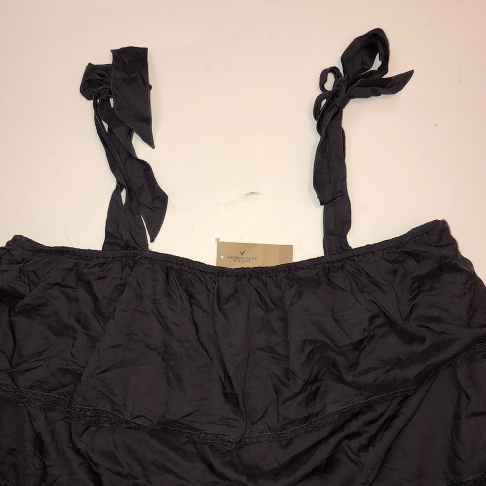 American Eagle Casual Tiered Shoulder Tie Cami Tank, size XL - Picture 9 of 12